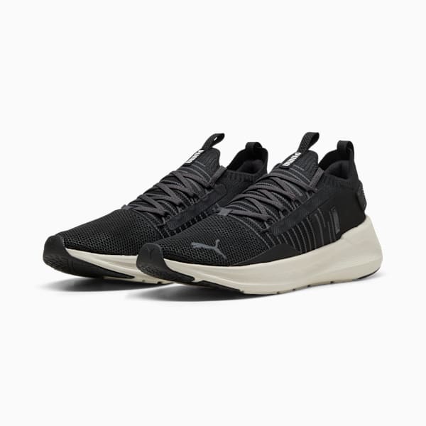 Softride Symmetry Fuzion Men's Shoes, PUMA Black-Dusky Gray-Vapor Gray, extralarge
