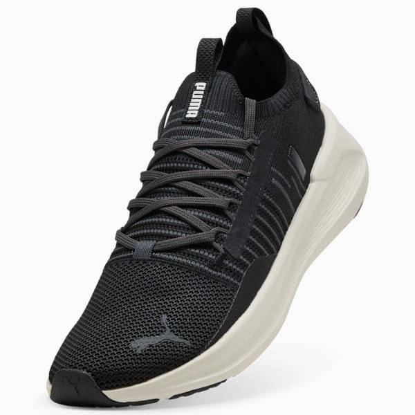 Softride Symmetry Fuzion Men's Shoes, PUMA Black-Dusky Gray-Vapor Gray, extralarge