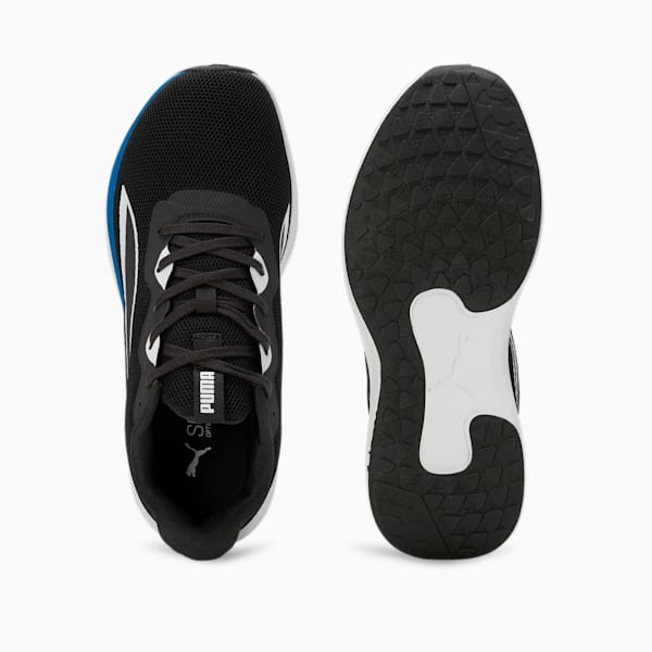 Exotine 4.0 Men's Running Shoes, Flat Dark Gray-PUMA White-Racing Blue, extralarge-IND