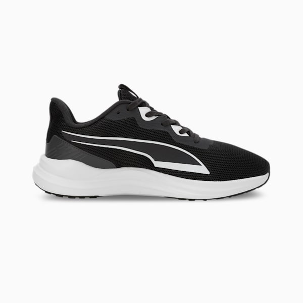 PUMA Exotine 4.0 Men's Running Shoes, Flat Dark Gray-PUMA White-Racing Blue, extralarge-IND