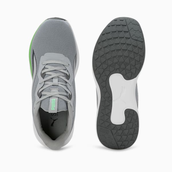 Exotine 4.0 Men's Running Shoes, Cool Mid Gray-Cool Dark Gray-Spring Fern, extralarge-IND