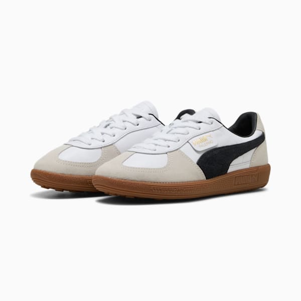 ウィメンズ ゴルフ プーマ パレルモ G スパイクレス シューズ, PUMA White-PUMA Black, extralarge-JPN