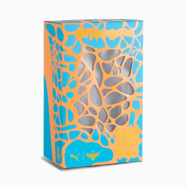 Tenis de basquetbol  juvenil MB.04 Graffiti, Bright Aqua-Heat Fire, extralarge