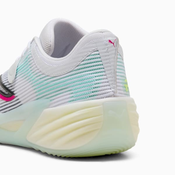Tenis de básquetbol All-Pro NITRO™ 2 unisex, PUMA White-Mint Melt, extralarge