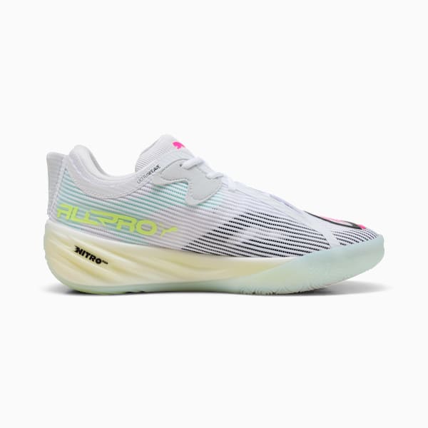 Tenis de básquetbol All-Pro NITRO™ 2 unisex, PUMA White-Mint Melt, extralarge