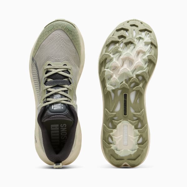 Voyage NITRO™ 4 Terrains Running Shoes Men, Lux Army-Warm White-Dusky Gray, extralarge