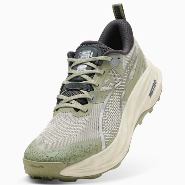 Voyage NITRO™ 4 Terrains Running Shoes Men, Lux Army-Warm White-Dusky Gray, extralarge