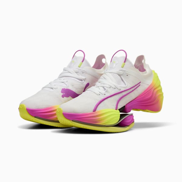 FAST-RB NITRO™ Elite LD Women's Running Shoes, PUMA White-Yellow Alert-Pure Magenta, extralarge