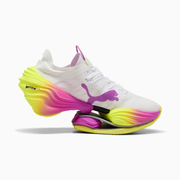 FAST-RB NITRO™ Elite LD Women's Running Shoes, PUMA White-Yellow Alert-Pure Magenta, extralarge