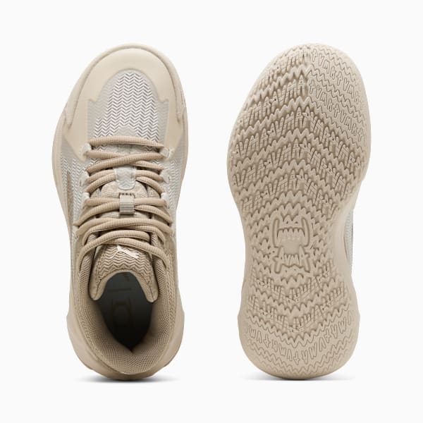 Tenis de básquetbol Dagger para niños grandes, Alpine Snow-Ice Coffee, extralarge