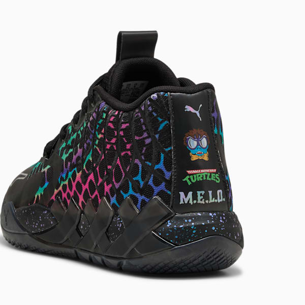 Tenis PUMA HOOPS x TORTUGAS NINJA MB.01 Baxter, PUMA Black-PUMA Red, extralarge