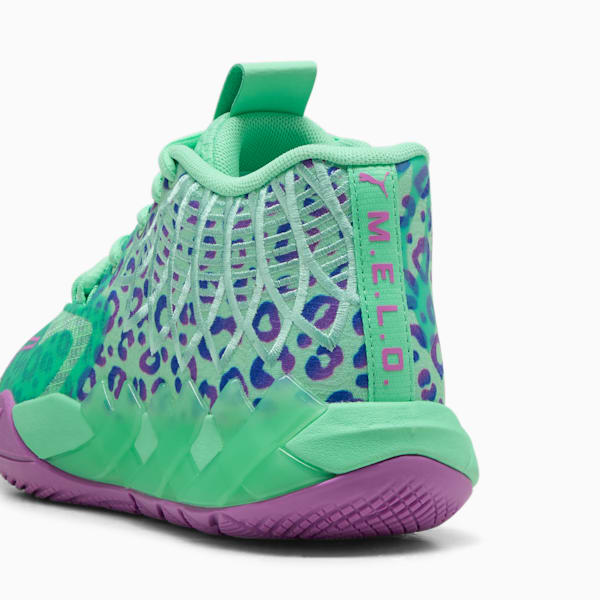 PUMA x LAMELO BALL MB.01 Alien Safari Big Kids' Basketball Shoes, Green Glimmer-Pure Magenta-Hyperlink Blue, extralarge
