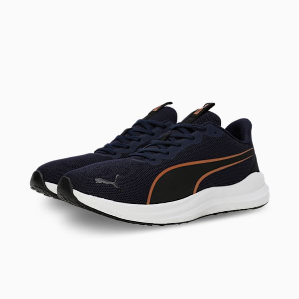 Ragegryp V1 Men's Running Shoes, PUMA Navy-PUMA Black-Caramel Latte, extralarge-IND