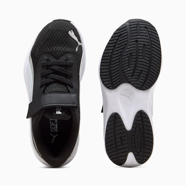 Pounce Lite Little Kids' Sneakers, PUMA Black-PUMA White-PUMA Silver, extralarge