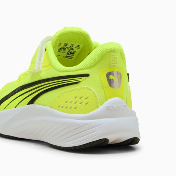 Tenis Pounce Lite para niños, Yellow Alert-PUMA Black-PUMA White, extralarge