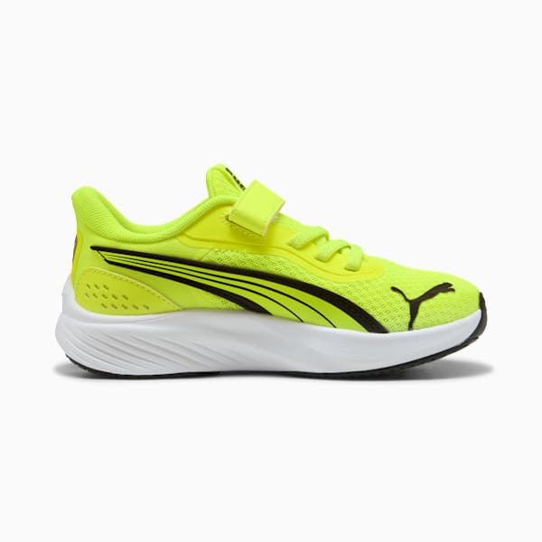 Tenis Pounce Lite para niños, Yellow Alert-PUMA Black-PUMA White, extralarge