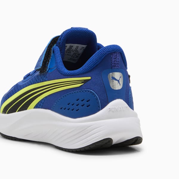 Pounce Lite Little Kids' Easy On Sneakers, Vivid Blue-Lemon Sherbert-PUMA White, extralarge