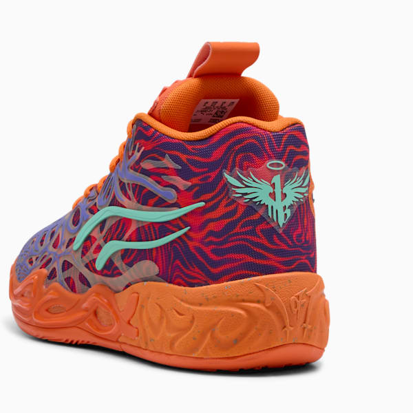Tenis de básquet MB.04 Creativity Pack, Dark Amethyst-Orange Glow-Poison Pink-Electric Peppermint, extralarge