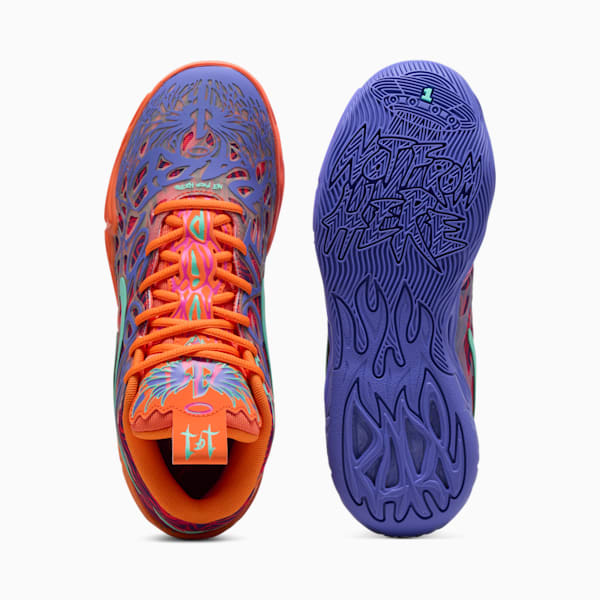 Tenis de básquet MB.04 Creativity Pack, Dark Amethyst-Orange Glow-Poison Pink-Electric Peppermint, extralarge