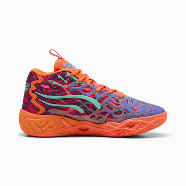 Tenis de básquet MB.04 Creativity Pack, Dark Amethyst-Orange Glow-Poison Pink-Electric Peppermint, extralarge