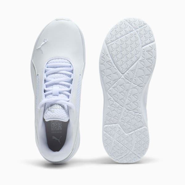 Zapatos para correr para mujer Prowl Ella Lite, PUMA White-Feather Gray-PUMA Silver, extralarge