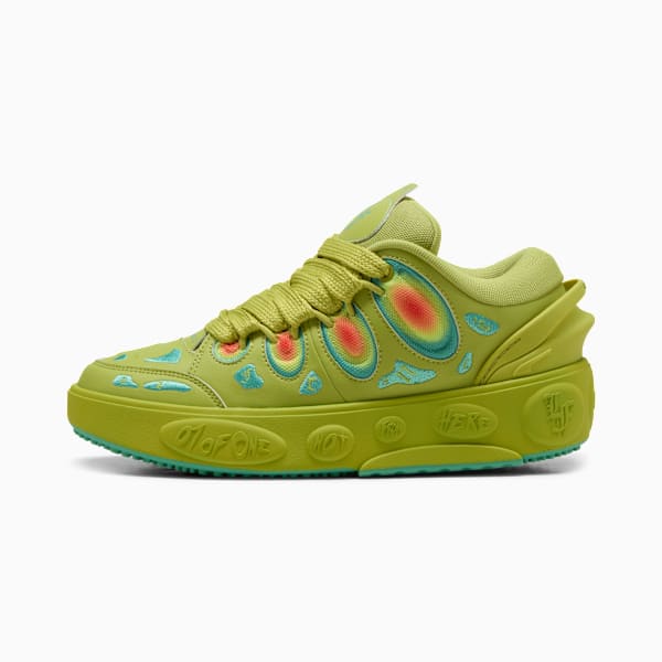 Tenis PUMA HOOPS x LAFRANCÉ Heatmap, Sea Kelp-Jade Frost, extralarge