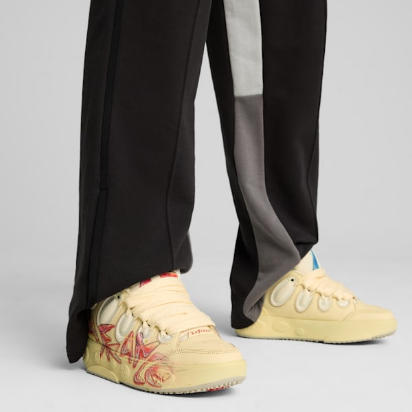PUMA HOOPS x LAFRANCÉ Airbrush Sneakers, Creamy Vanilla-Desert Dust, extralarge
