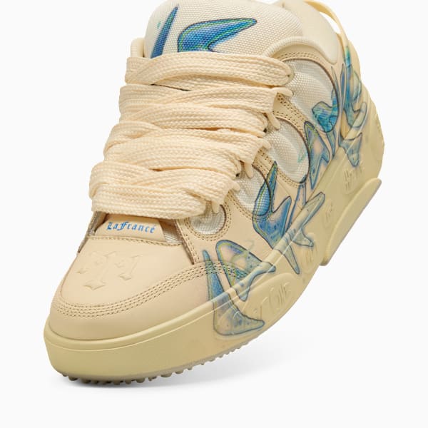 Tenis PUMA HOOPS x LAFRANCÉ Airbrush, Creamy Vanilla-Desert Dust, extralarge