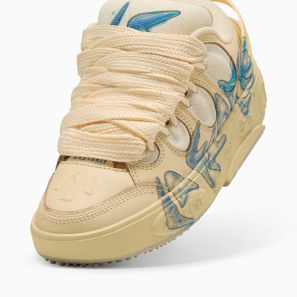 LaFrancé Airbrush Sneakers Big Kids, Creamy Vanilla-Desert Dust, extralarge