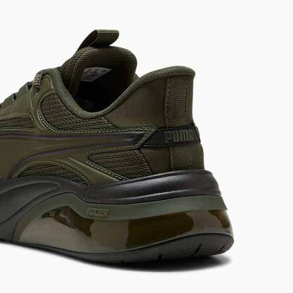 Cell Thrill Dash Men's Sneakers, Dark Olive-PUMA Black, extralarge