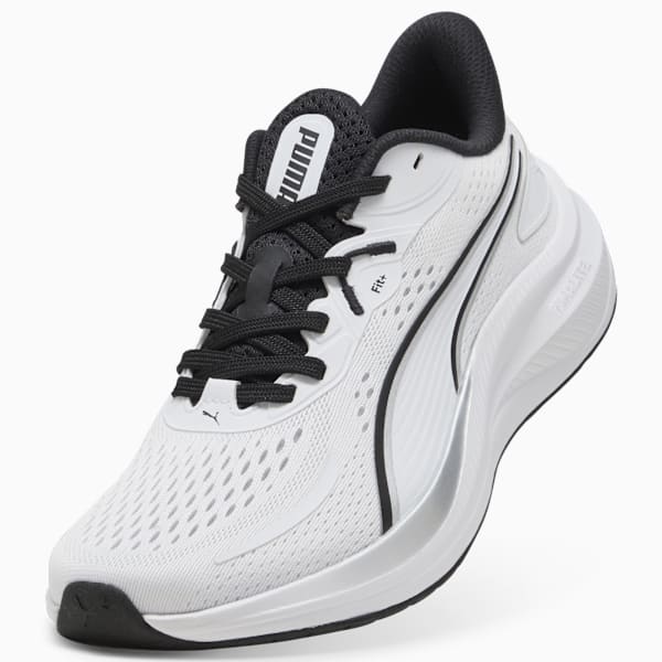Skyrocket Lite 2 Running Shoes, PUMA White-PUMA Silver-PUMA Black, extralarge