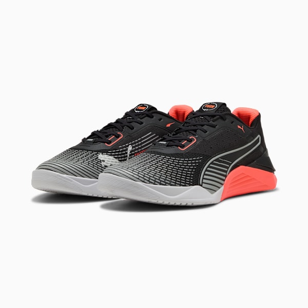 Fuse 4.0 Sneakers, PUMA Black-PUMA White-Glowing Red-Gray Echo, extralarge