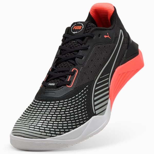 Fuse 4.0 Sneakers, PUMA Black-PUMA White-Glowing Red-Gray Echo, extralarge
