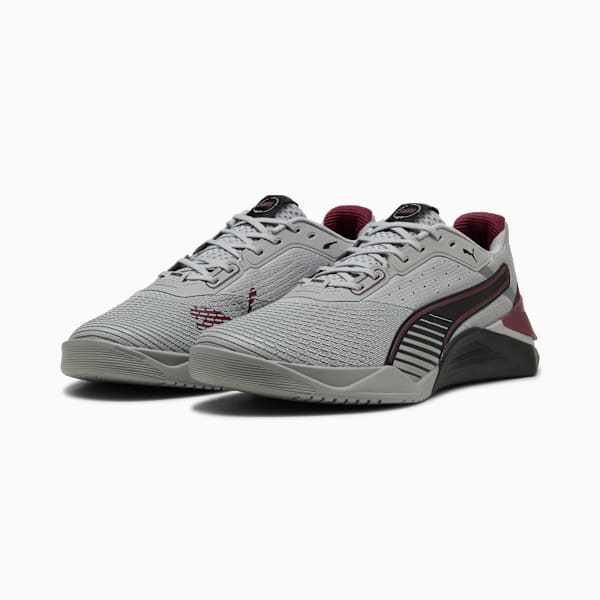 Fuse 4.0 Sneakers, Gray Echo-PUMA Black-Ruby Shimmer, extralarge