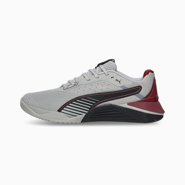 Fuse 4.0 Stability Training Shoes, Gray Echo-PUMA Black-Ruby Shimmer, extralarge-IND
