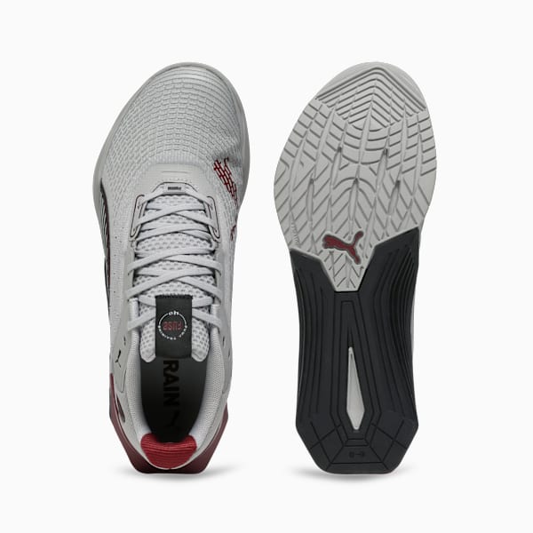 Fuse 4.0 Stability Training Shoes, Gray Echo-PUMA Black-Ruby Shimmer, extralarge-IND