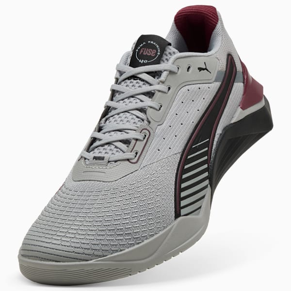 Fuse 4.0 Sneakers, Gray Echo-PUMA Black-Ruby Shimmer, extralarge