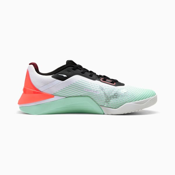Fuse 4.0 Sneakers, PUMA White-Mint Melt-Glowing Red-PUMA Black-Ruby Shimmer, extralarge