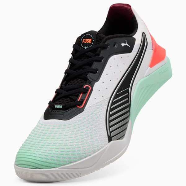 Fuse 4.0 Sneakers Unisex, PUMA White-Mint Melt-Glowing Red-PUMA Black-Ruby Shimmer, extralarge-GBR