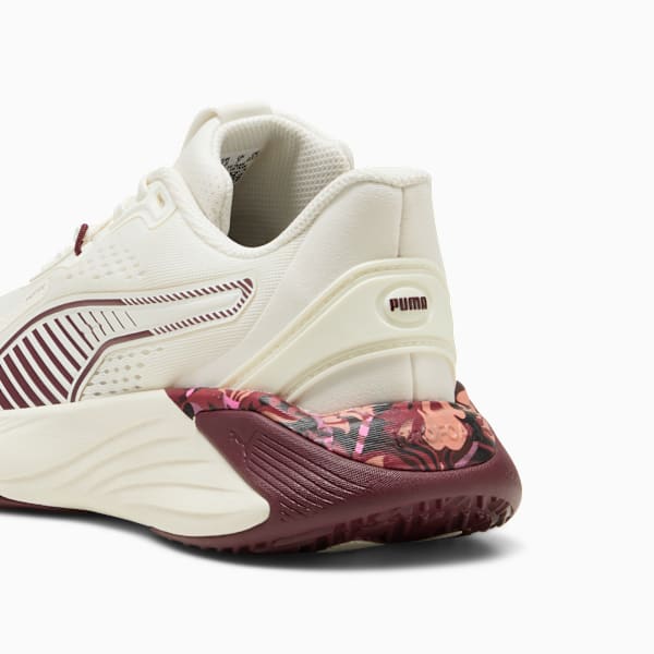 FLORAL RIBBON PWRHybrid Sneakers Women, Warm White-Ruby Shimmer, extralarge