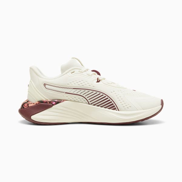 Tenis para mujer FLORAL RIBBON PWRHybrid, Warm White-Ruby Shimmer, extralarge