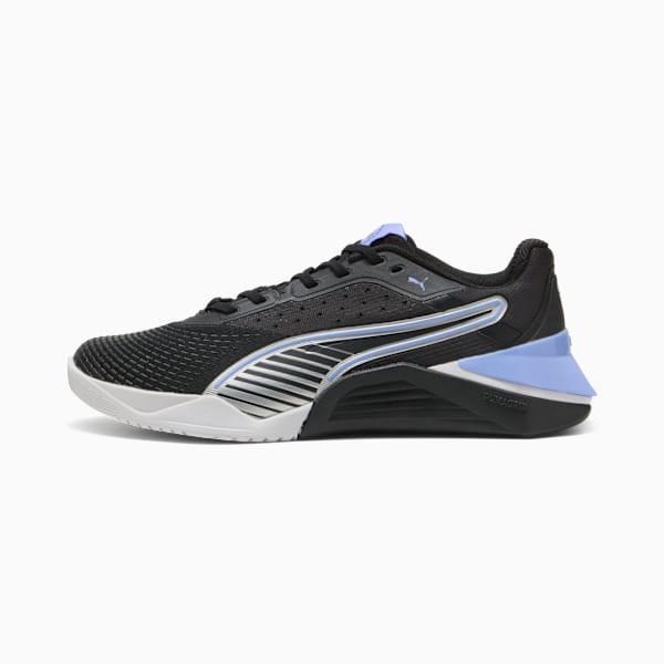 Tenis Fuse 4.0 para mujer, PUMA Black-Intense Lavender-PUMA Silver, extralarge