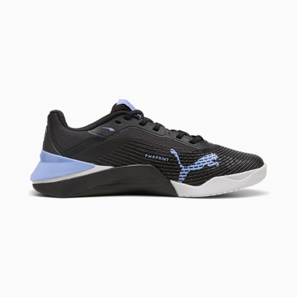 Tenis Fuse 4.0 para mujer, PUMA Black-Intense Lavender-PUMA Silver, extralarge