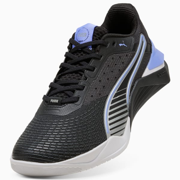 Tenis Fuse 4.0 para mujer, PUMA Black-Intense Lavender-PUMA Silver, extralarge