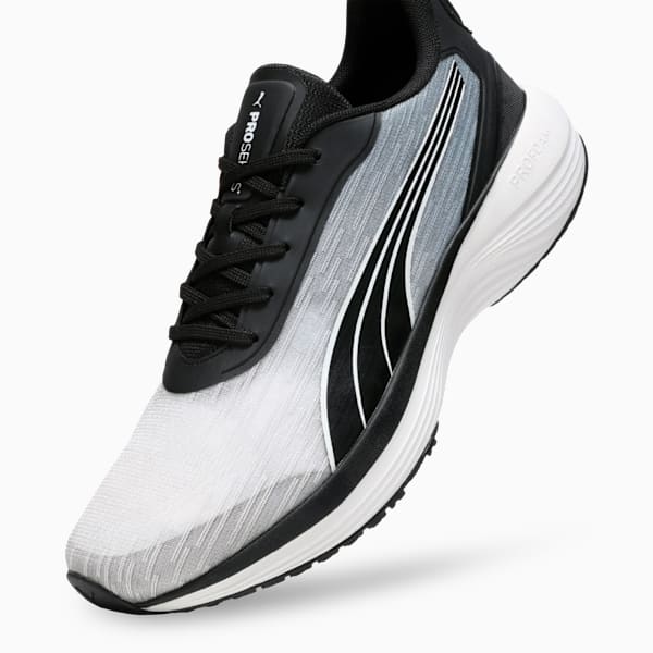 FusionPro Lightweight Cushioned Men's Running Shoes, Strong Gray-PUMA Black-PUMA White, extralarge-IND