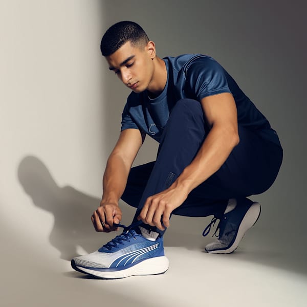 FusionPro Lightweight Cushioned Men's Running Shoes, Clyde Royal-PUMA Navy-PUMA White, extralarge-IND