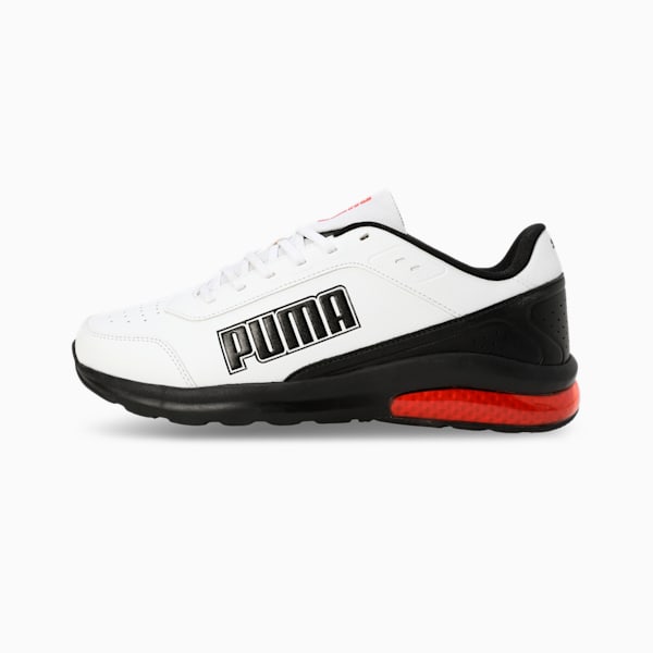 Men's Electron 2.0 Sneakers, PUMA White-PUMA Black-For All Time Red, extralarge-IND