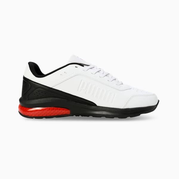 Men's Electron 2.0 Sneakers, PUMA White-PUMA Black-For All Time Red, extralarge-IND