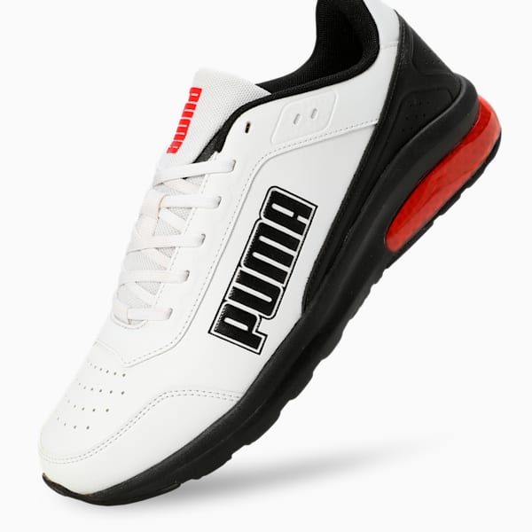 Men's Electron 2.0 Sneakers, PUMA White-PUMA Black-For All Time Red, extralarge-IND