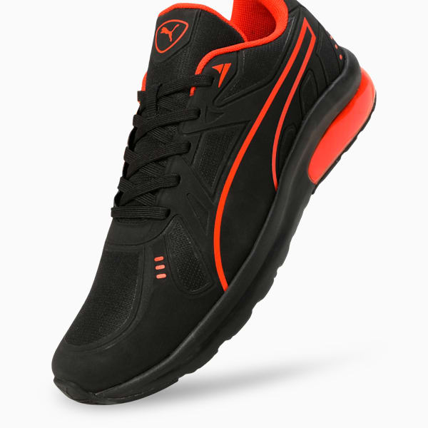 PUMA VoltSpike Men's Lightweight Sneakers, PUMA Black-Redmazing, extralarge-IND